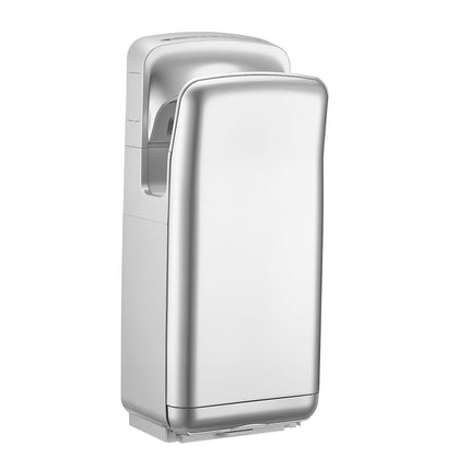 Vertical Hand Dryer, Hand Dryers with HEPA Filter, 19000 RPM High-Speed Motor, Dual-Side Airflow, ABS Sturdy Automatic Air Wall Mount Fast Drying for Commercial Bathrooms Modern Home, Silver