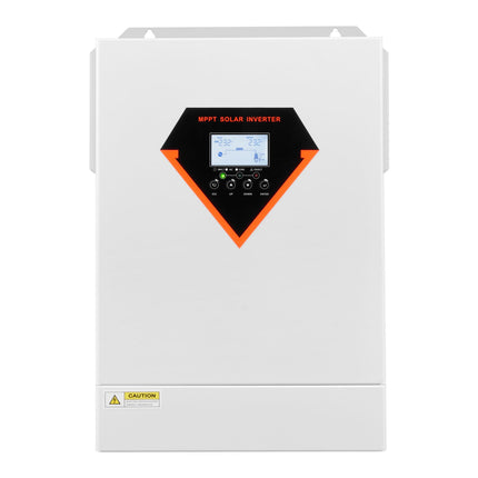 Hybrid Solar Inverter, 6000W, All in One Pure Sine Wave Power Inverter Charger, 220V AC, with Built-in 120A MPPT Solar Charger Controller, for Off-Grid System Lead Acid Lithium Battery