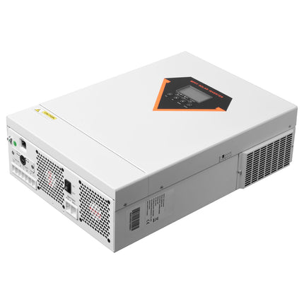 Hybrid Solar Inverter, 6000W, All in One Pure Sine Wave Power Inverter Charger, 220V AC, with Built-in 120A MPPT Solar Charger Controller, for Off-Grid System Lead Acid Lithium Battery