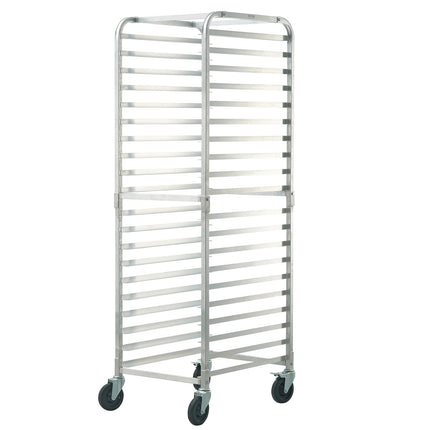 VEVOR Bun Pan Rack, 20-Tier Commercial Bakery Racks with Brake Wheels, Aluminum Racking Trolley Storage for Half & Full Sheet, Speed Rack For Kitchen Home, Bread Baking Equipment, 660x517x1767 mm