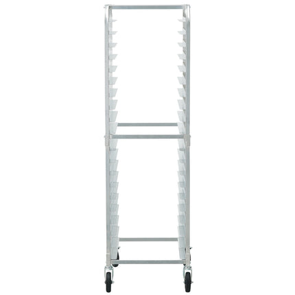 VEVOR Bun Pan Rack, 20-Tier Commercial Bakery Racks with Brake Wheels, Aluminum Racking Trolley Storage for Half & Full Sheet, Speed Rack For Kitchen Home, Bread Baking Equipment, 660x517x1767 mm