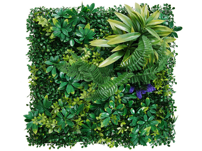 VEVOR Artificial Grass Wall Panels, 12 PCS 20 x 20 inch, 3D Combination Greenery Boxwood  Panel for Indoor Outdoor Green Decor & Ivy Fence Covering, Privacy Backdrop Wall Hedge Screen for Garden