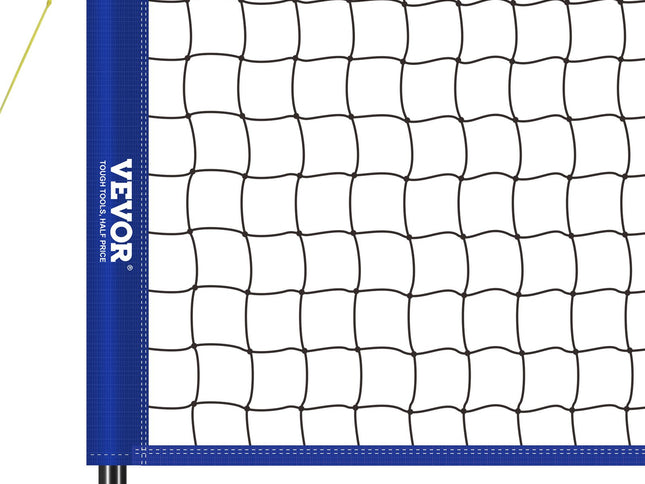 VEVOR Outdoor Portable Volleyball Net System, Adjustable Height Steel Poles, Professional Volleyball Set with PVC Volleyball, Pump, Carrying Bag, Heavy Duty Volleyball Net for Backyard, Beach, Lawn