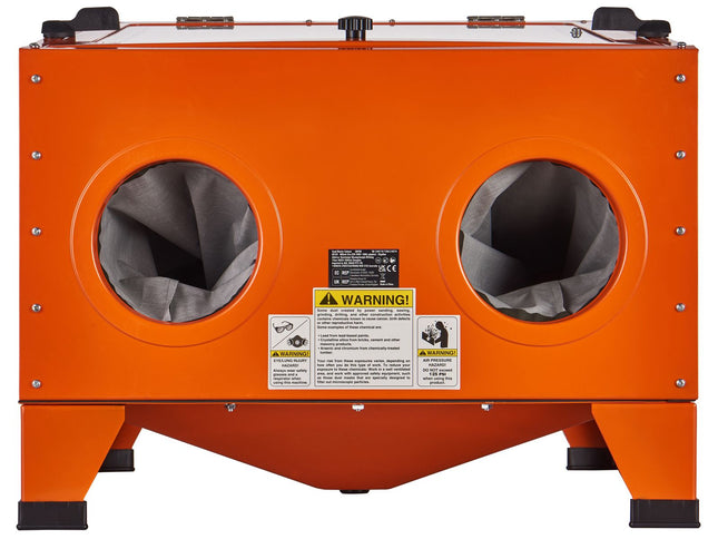 Benchtop Steel Sandblasting Cabinet with Gun & 4 Ceramic Nozzles ‚Äì 25 Gallon, 40‚Äì120 PSI