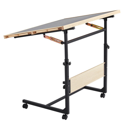 1500 Piece Puzzle Table with Legs, 4 Drawers and Cover, 86x63cm Portable Wooden Board with Wheels, Jigsaw Puzzle Accessories for Adults, Adjustable Height & 5-Tilting-Angle, Gift for Mom