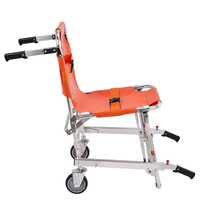 Foldable Aluminium Emergency Stair Evacuation Chair ‚Äì 2 Wheels, 159kg Capacity