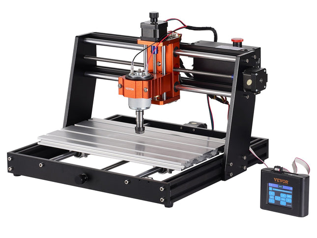 CNC Router Machine, 120W, 3 Axis GRBL Control Wood Engraving Carving Milling Machine Kit, 11.81 x 7.87 x 2.83 in / 300 x 200 x 72 mm Working Area 1200 RPM for Wood Acrylic MDF PVC Plastic Foam