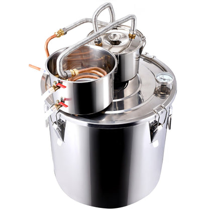 Moonshine Still Water Alcohol Distiller 13.2Gal w/Thumper Keg & Water Pump