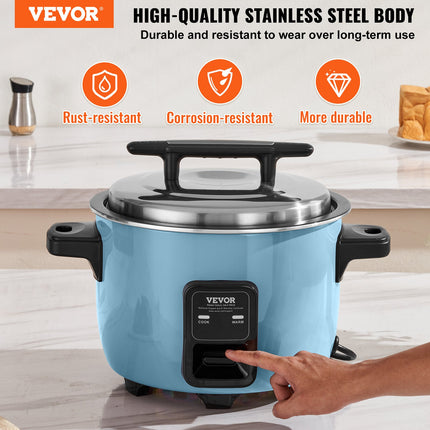 Commercial Rice Cooker & Warmer ‚Äì 8L, 40 Cups, Nonstick Pot, 24-Hour Keep Warm