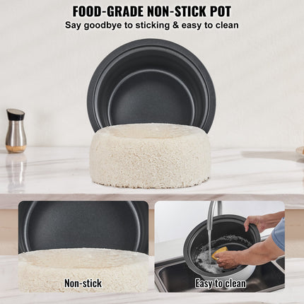 Commercial Rice Cooker & Warmer ‚Äì 8L, 40 Cups, Nonstick Pot, 24-Hour Keep Warm