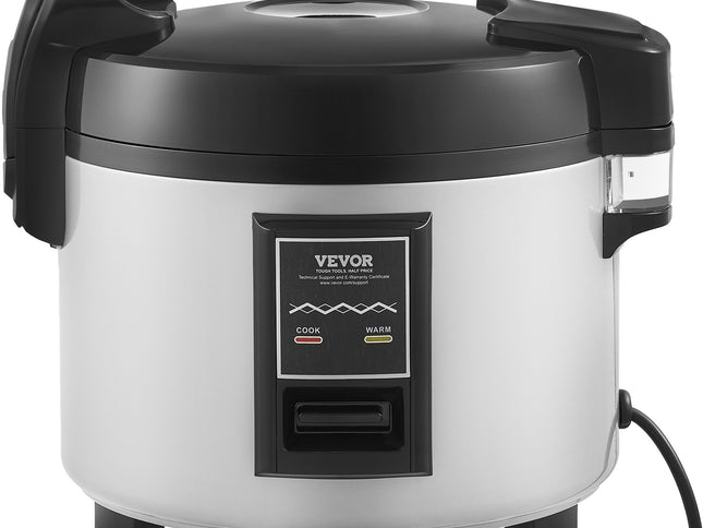 VEVOR Commercial Rice Cooker 60-Cup Non-Stick Pot 13L 12H Keep Warm Restaurant