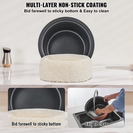 Commercial Rice Cooker & Warmer ‚Äì 9L, 45 Cups, Nonstick Pot, 12-Hour Keep Warm