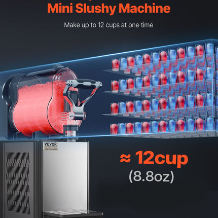 VEVOR 3L Commercial Slushy Machine Margarita Smoothie Frozen Drink Maker
