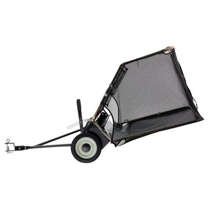 26.7 cm Tow Behind Lawn Sweeper, 26 cu.ft. Large Yard Sweeper, Adjustable Sweeping Height, Heavy Duty Leaf & Grass Collector with Dumping Rope, Pull Behind Sweepers for Debris Grass Clippings