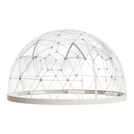 Garden Dome Tent, 3.6 x 2.2 m Outdoor Clear Bubble Tent for 4-7 Person, Weatherproof Geodesic Dome Greenhouse with Window, PVC Igloo Tents for Backyard Patios Camping Party Wedding