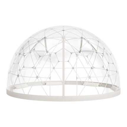 Garden Dome Tent, 3.6 x 2.2 m Outdoor Clear Bubble Tent for 4-7 Person, Weatherproof Geodesic Dome Greenhouse with Window, PVC Igloo Tents for Backyard Patios Camping Party Wedding