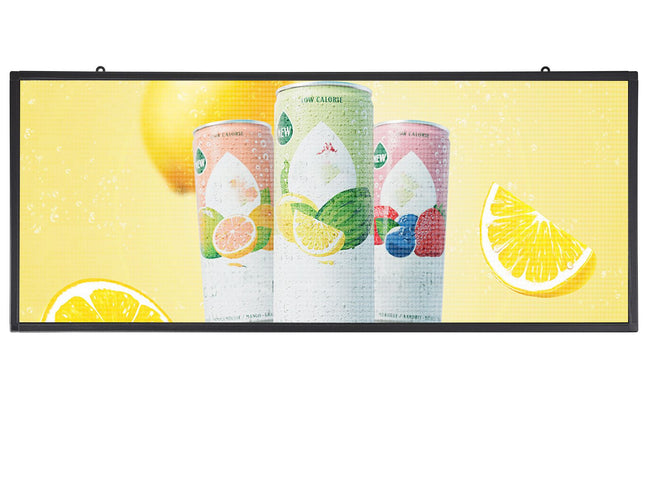 Programmable LED Sign, P6 Full Color LED Scrolling Panel, DIY Custom Text Animation Pattern Display Board, WIFI USB Control Message Shop Sign for Store Business Party Bar Advertising, 99x41cm