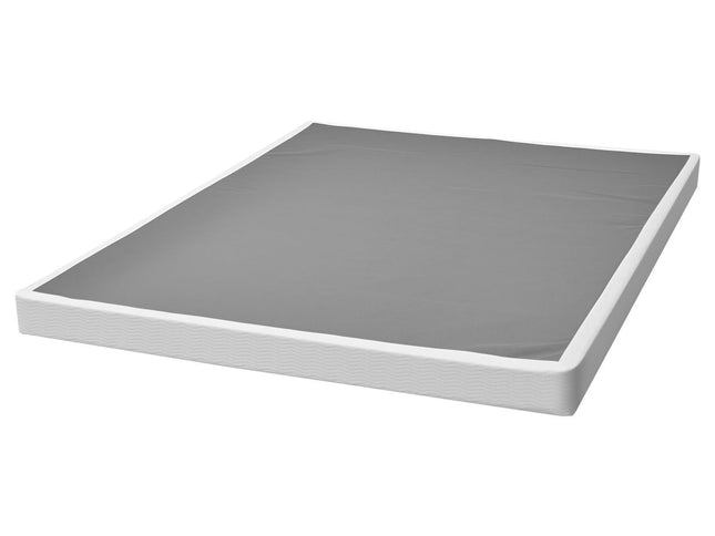 Box Spring, Queen Size Bed Frame with Washable Fabric Cloth, Heavy Duty Metal Frame for Queen Bed, 102 mm Mattress Foundation, 1587.57 kg Max Weight Capacity, Easy Assembly, 2010 x 1510 x 102 mm