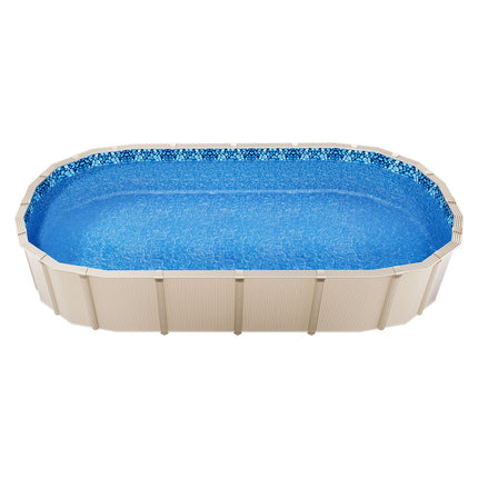 Oval Pool Liner 15x30ft Unibead Style Pool Liner 52in Wall Height
