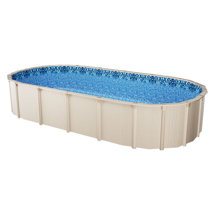 Oval Pool Liner 15x30ft Unibead Style Pool Liner 52in Wall Height