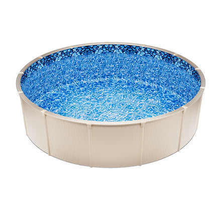 21-ft Round Above Ground Pool Liner, Unibead Pool Liners, Standard Gauge, 52inch Wall Height, Designed for Steel Sided Above-Ground Swimming Pools