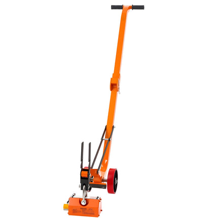 Magnetic Lid Lifter Dolly, 600 kg Pulling Capacity, Steel Dolly with Heavy Duty Magnet Lift and 2 Wheels, Adjustable Handle, N42 Neodymium, Foldable and Portable, for Lifting Manhole Covers
