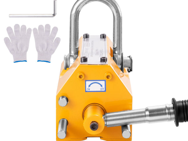 Permanent Neodymium Magnetic Lifter with Release ‚Äì 300 kg Pulling Capacity, 2.5 Safety Factor