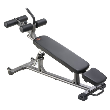 Sit Up Bench, Decline Ab Bench with Reverse Crunch Handle, with 4 Adjustable Height Settings, Heavy Duty Steel, 454 kg Capacity, for Home Gym Workouts, Strength Training, Full Body Muscles