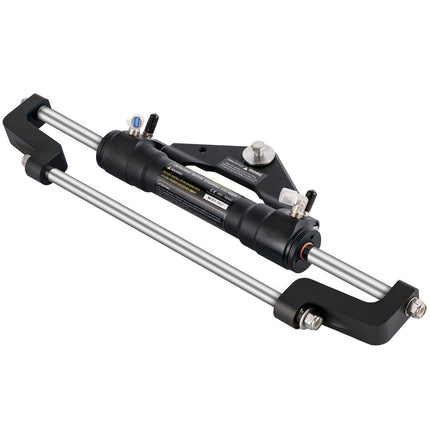 Hydraulic Boat Steering Kit, 300HP Hydraulic Steering Kit Helm Pump, Cylinder, Wheel, 24 Feet Hose Hydraulic Steering Seal Kit, Corrosion-Resistant Boat Steering System Marine Steering Kit