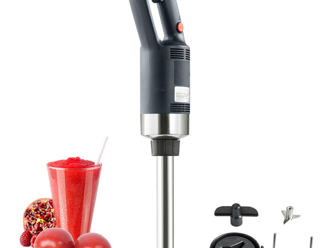 Commercial Immersion Blender, 750W 12" Heavy Duty Hand Mixer, Variable Speed Kitchen Stick Mixer with 304 Stainless Steel Blade, Multi-Purpose Portable Mixer for Soup, Smoothie, Puree, Baby Food