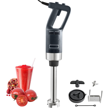 Commercial Variable-Speed Immersion Blender with 304 Stainless Steel Blade ‚Äì 750W, 12in