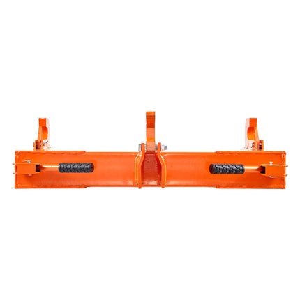 3-Point Quick Hitch with 2 in Receiver, 3000 Lbs Lift Capacity, 3-Pt Hitch with 5 Level Adjustable Bolt, Adaptation to Category 1 & 2 Tractor, Heavy Duty 3 Point Attachments, Orange