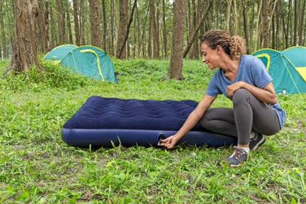 Bestway 1.91m x 1.37m x 22cm Air Mattress Full Inflatable Air Bed Indoor/Outdoor Heavy Duty Durable Camping