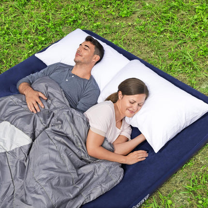Bestway 2.03m x 1.52m x 22cm Air Mattress Queen Inflatable Air Bed Indoor/Outdoor Heavy Duty Durable Camping