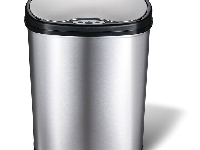 42L Automatic High Tech Stainless Steel Trash Bins
