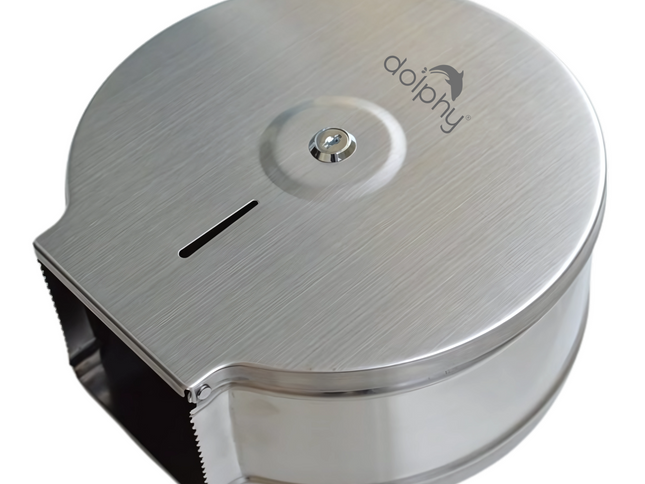 Stainless Steel Jumbo Toilet Paper Roll Dispenser