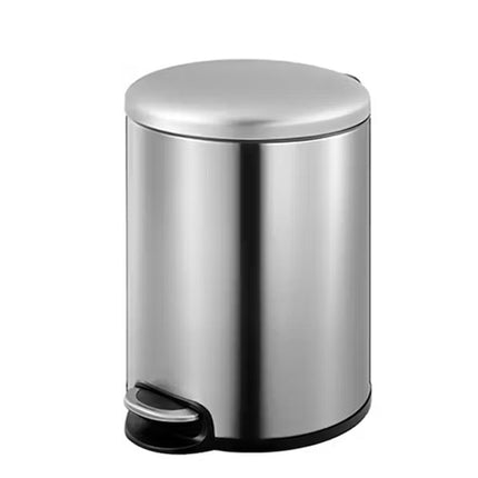 Round Soft Closing Stainless Steel  Pedal Bin -3L