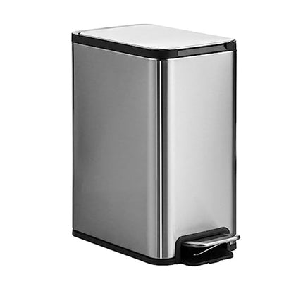 8L SS Indoor Trash Can With Foot Pedal