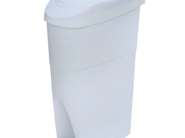 Sanitary Bin with Paddle Sky-Blue - 18L