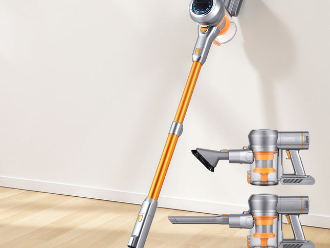 Devanti 300W Stick Vacuum Cleaner Cordless Self-Standing Golden