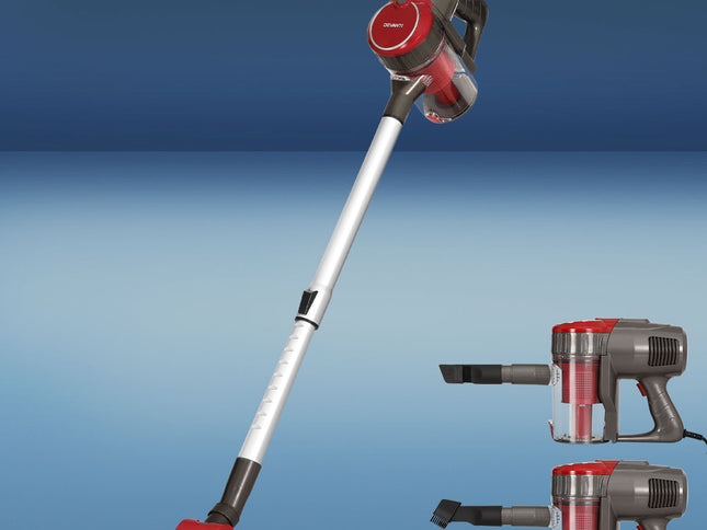 Devanti Stick Vacuum Cleaner Bagless Corded 500W Red