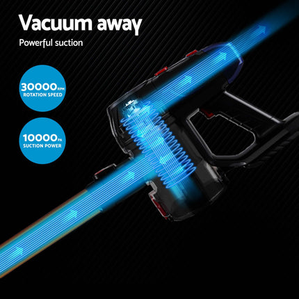 Devanti K7 Cordless Stick Vacuum Cleaner plus Coffee Maker Machine Espresso