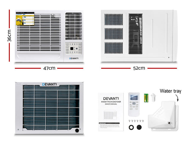 Devanti Window Air Conditioner 1.7kW
