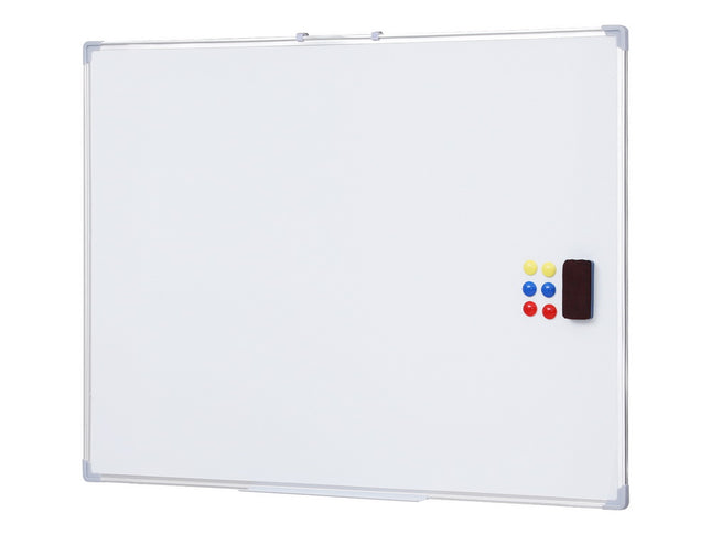 Magnetic Whiteboard 90x120cm Erase Board Marker Eraser Tray Home Office School