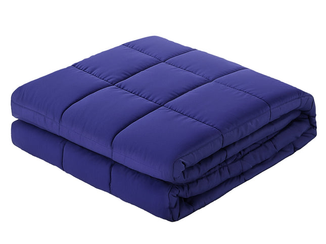 Giselle Bedding Weighted Blanket 11KG Kids Adults Heavy Gravity Relax Calm Blue