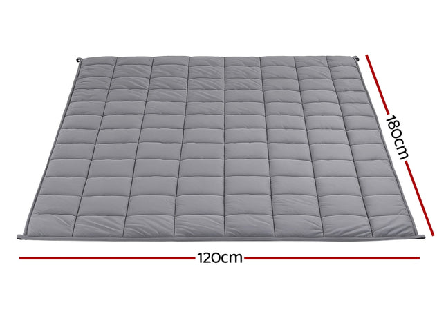Giselle 6.8KG Weighted Blanket Adults Kid Anti Anxiety Gravity Blankets Sherpa Fleece