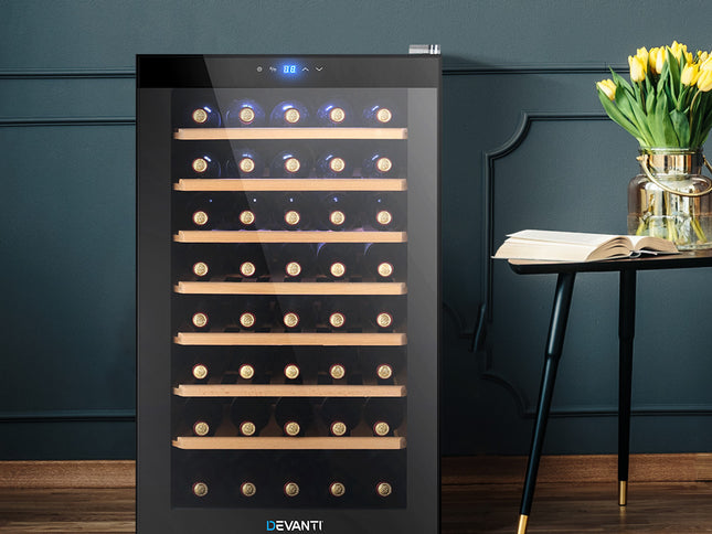 Devanti Wine Fridge Cooler 51 Bottles