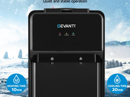 Devanti Water Cooler Dispenser Bench Top 22L Black