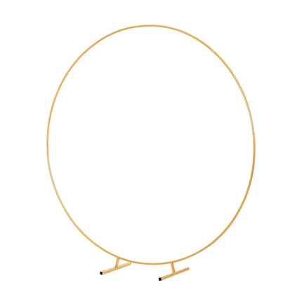 2M Round Backdrop Stand Wedding Background Decoration Party Flower Balloon Display