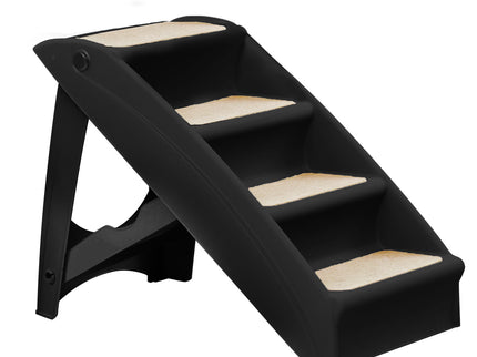 PaWz Pet Ramp Indoor Dog Steps Stair Black-1864184496140718080
